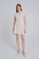 Ruffle short skirt - MEUKERHOOD